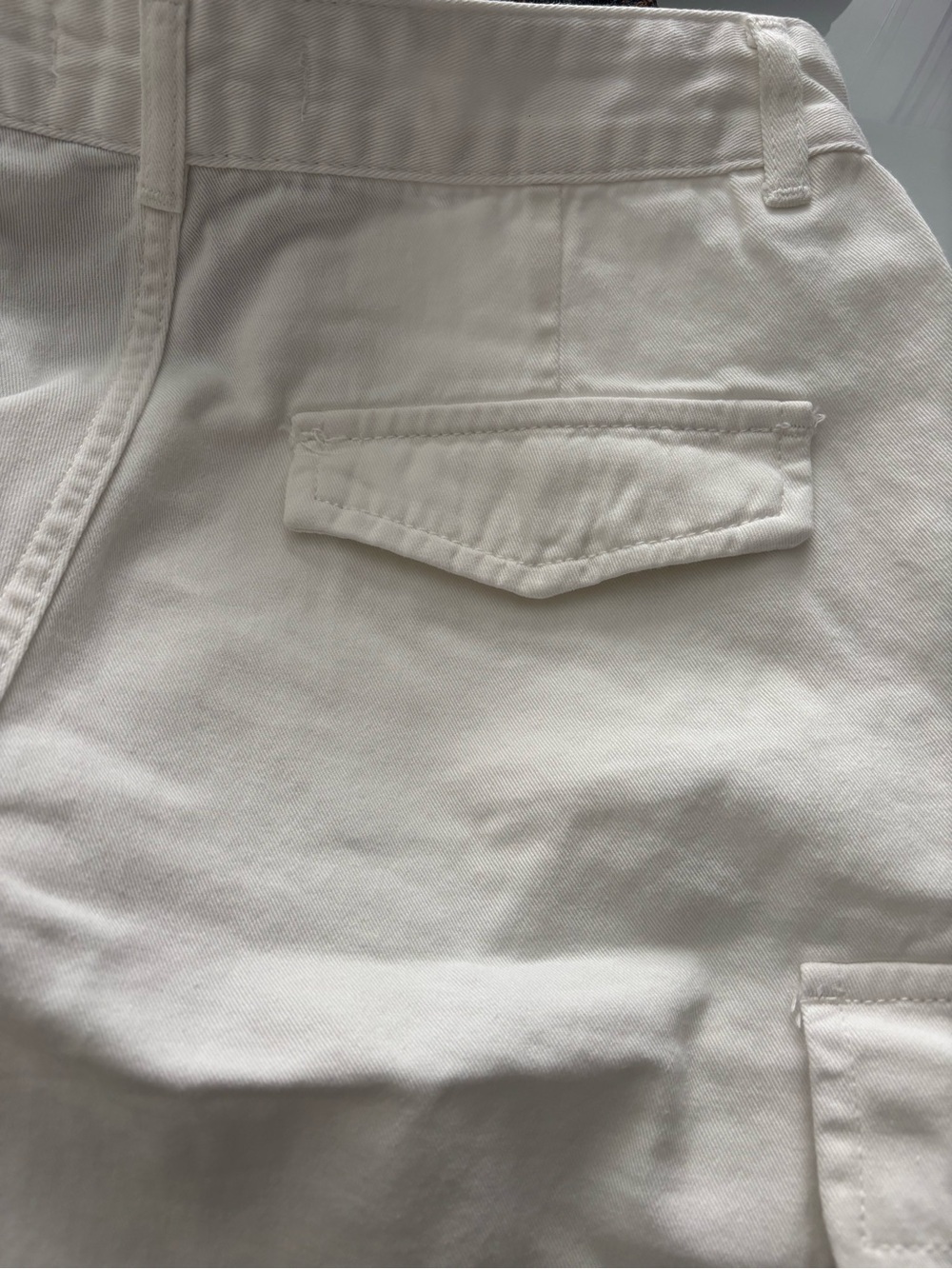 Zara Wide Leg Cargo Pants in White Sz/8 - Picture 14 of 16